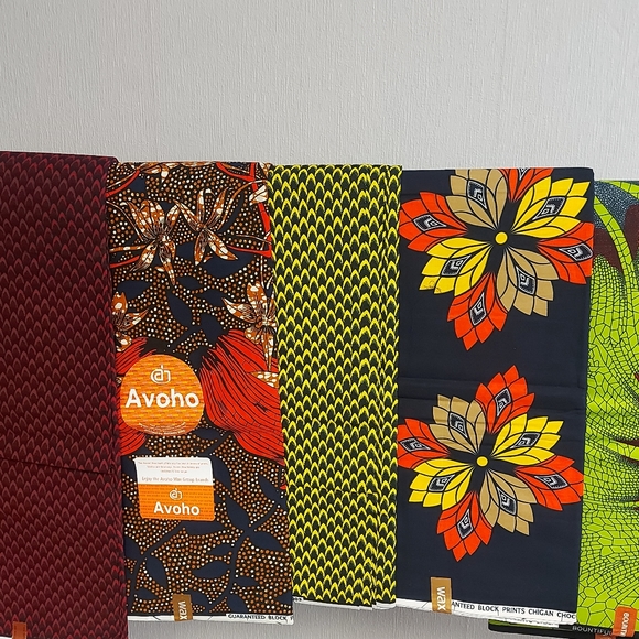 High quality 100% Africa print cotton fabric. Each Africa - Picture 8 of 16